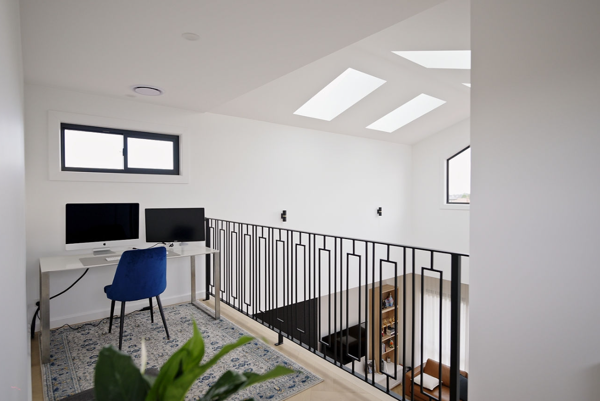 Home study and multipurpose room renovation